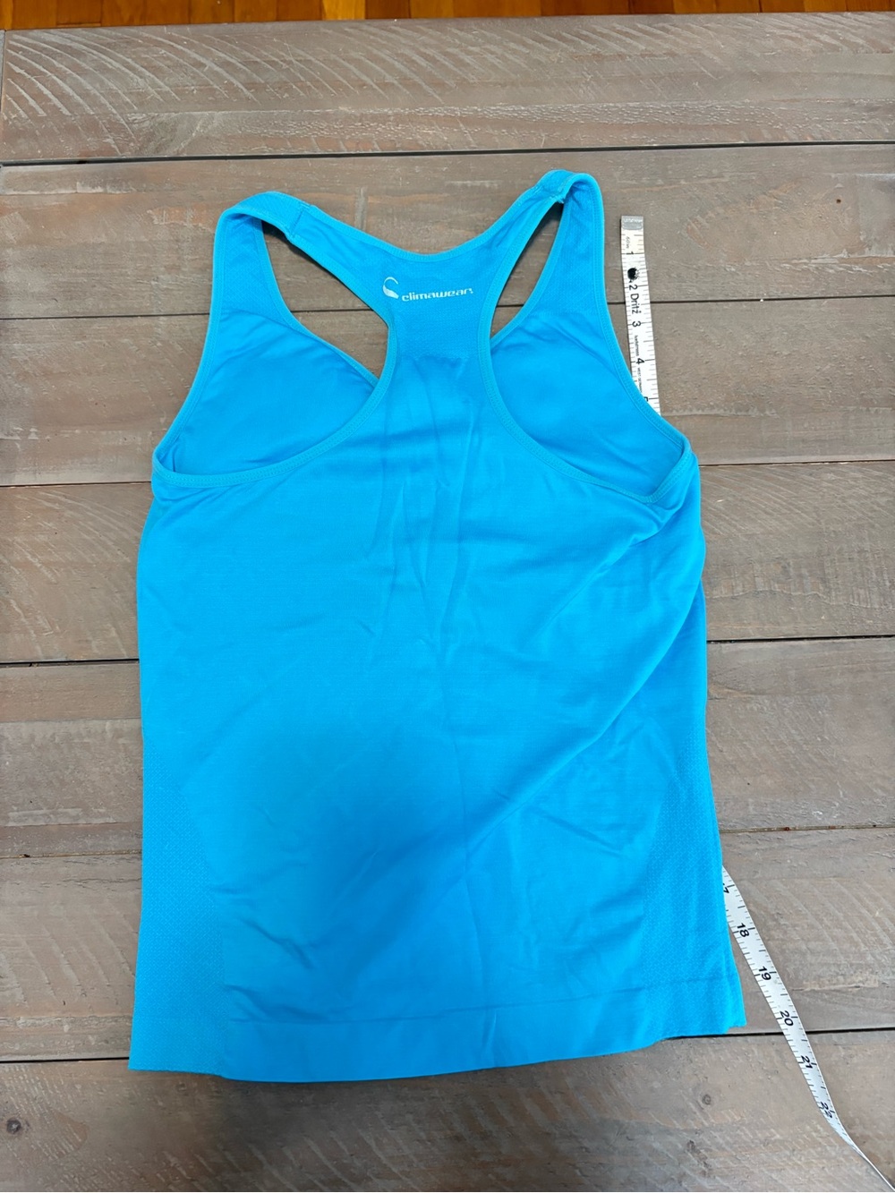 climawear Bright Turquoise Racerback Tank Top
